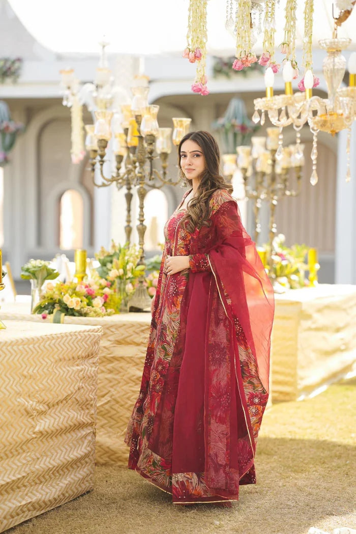 Salisha Digital Printed Anarkali Suit
