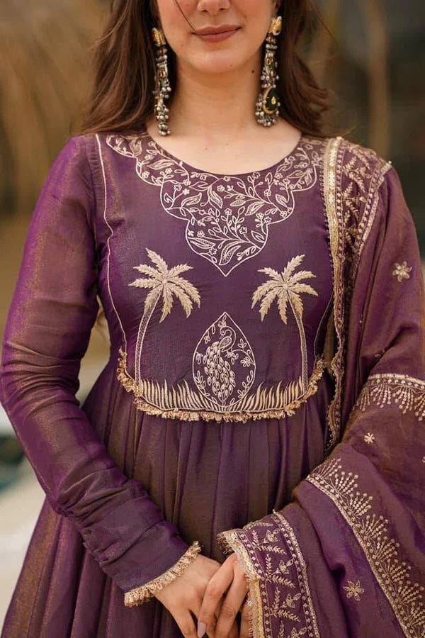 Women Premium Anarkali Suit Set