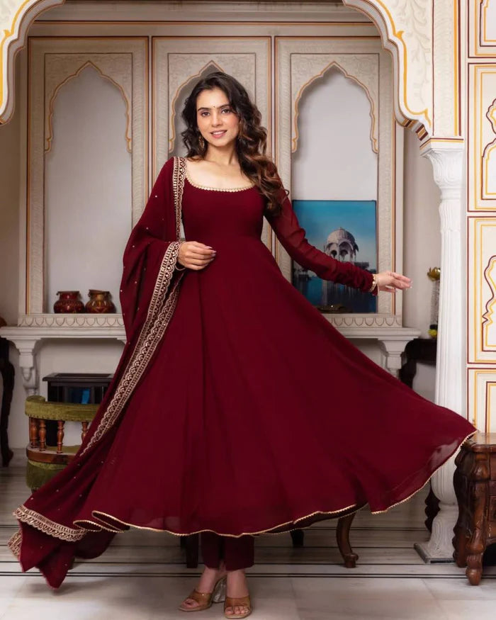 New Designer Anarkali Suit Set