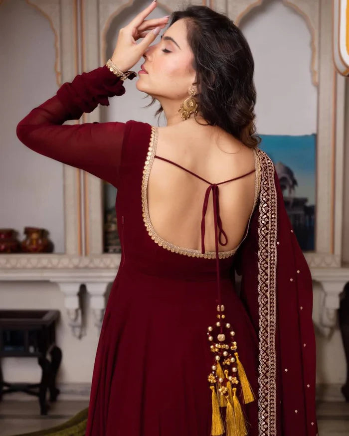 New Designer Anarkali Suit Set